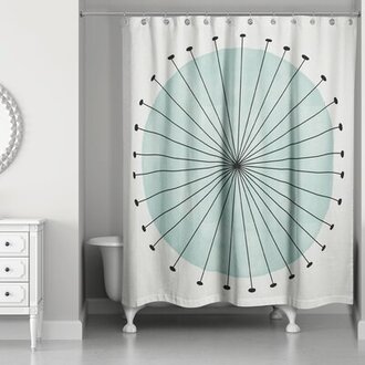 Cantwell Mod Sun Single Shower Curtain