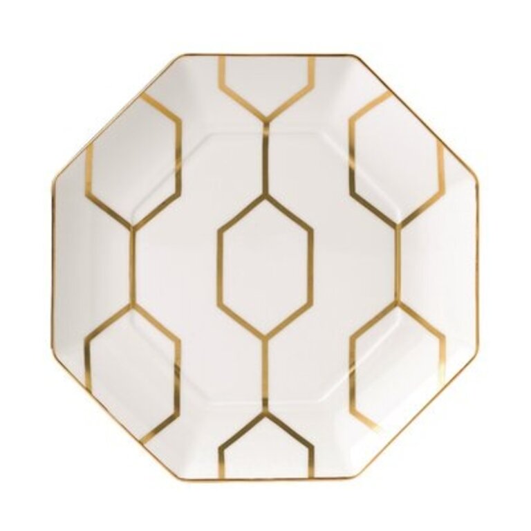 Arris Octagonal Accent Plate Color: White