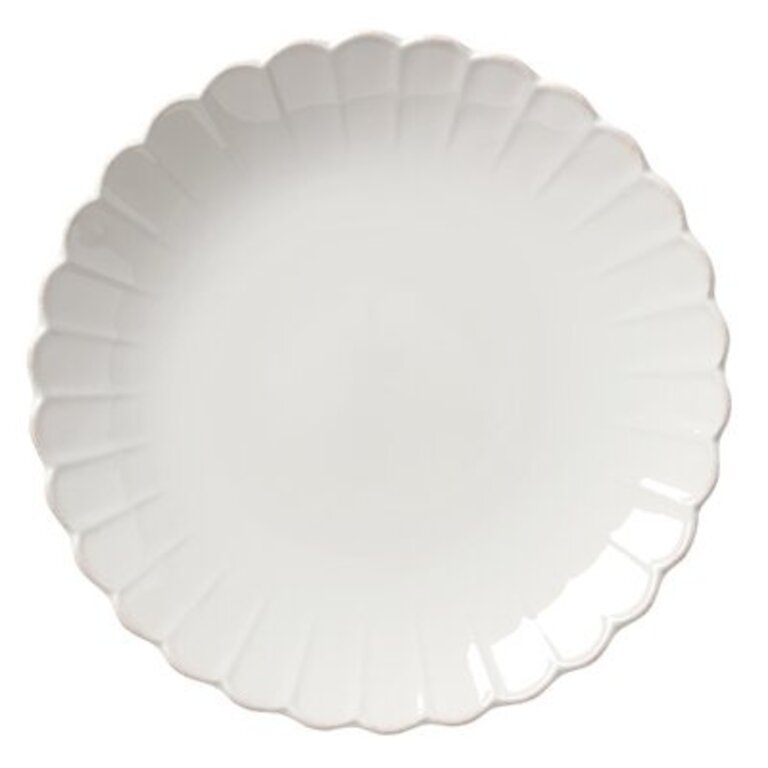 French Perle Scallop White Scallop Platter