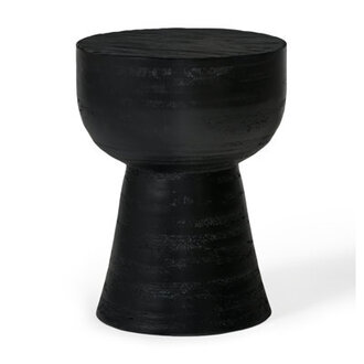 Moreno Solid Wood Block End Table