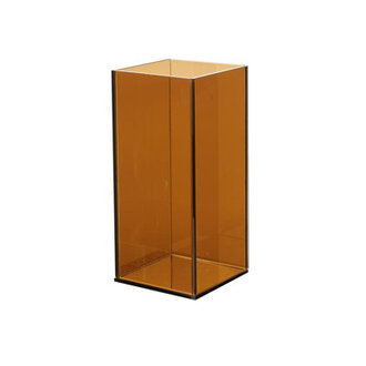 Glass Tabletop Votive Holder Size: 5.25" H x 3.75" W x 3.75" D