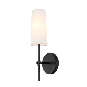 Imogen 1 - Light Dimmable Wallchiere Finish: Black