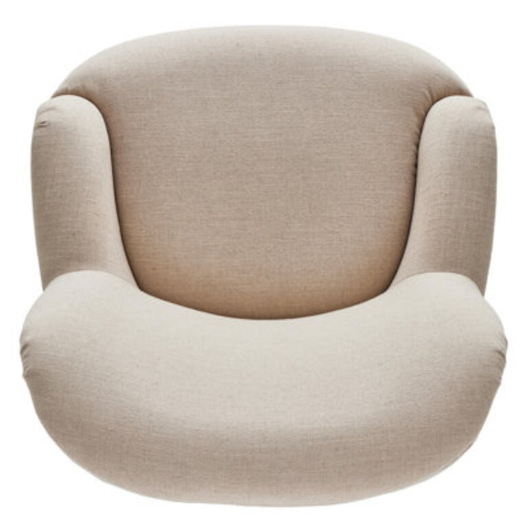 Palila Chair Fabric: Camel Linen Blend