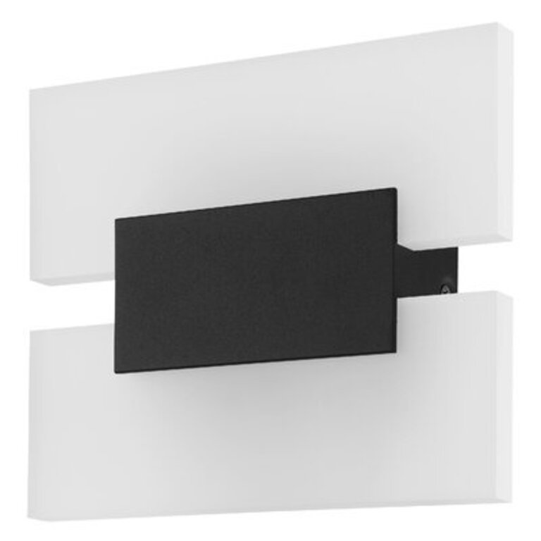 Demelza 2 - Light LED Flush Mounted Sconce Finish: Matte Black