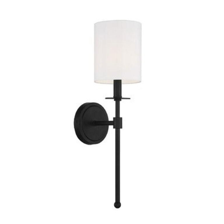 MacDowell 1 - Light Dimmable Wallchiere Finish: Matte Black