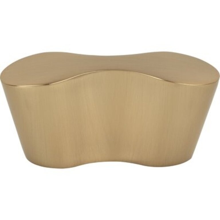 Infinity 1 1/4" Length Oval Knob Finish: Honey Bronze