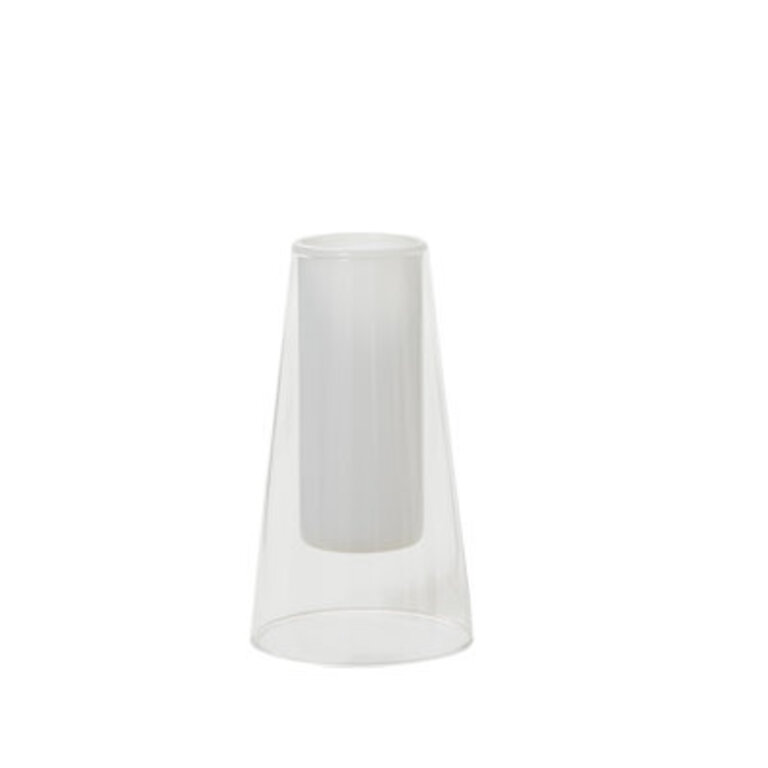 Curie Vase Size: 7.25" H x 4.00" W x 4.00" D