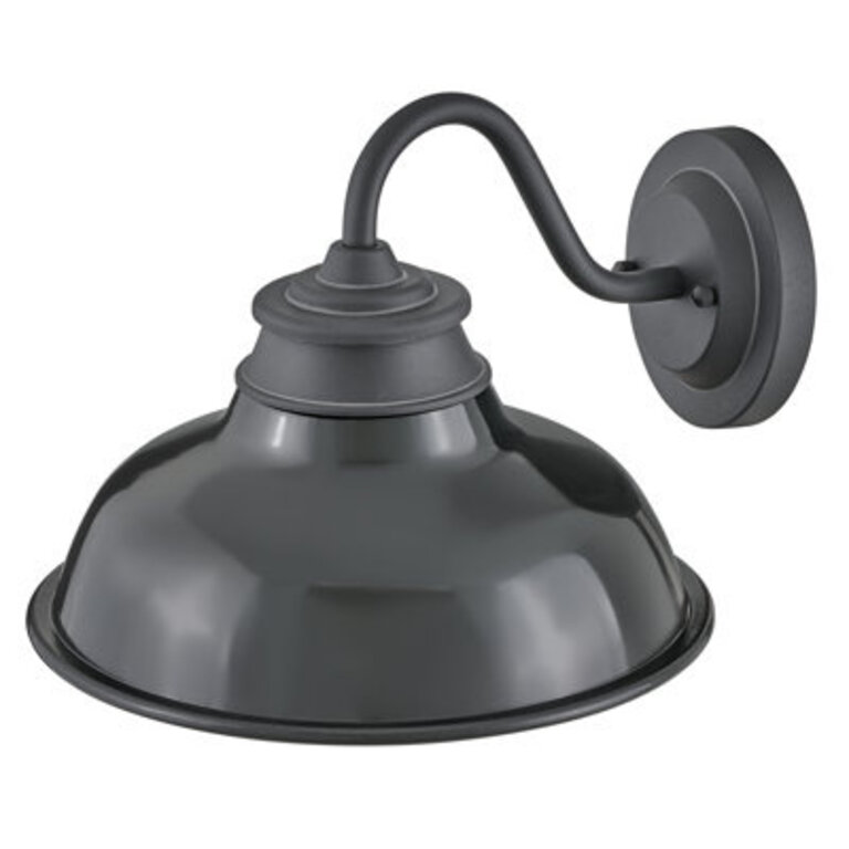 Longshore Tides Wallace Gooseneck Barn Light Fixture Finish: Museum Black/Gloss Black