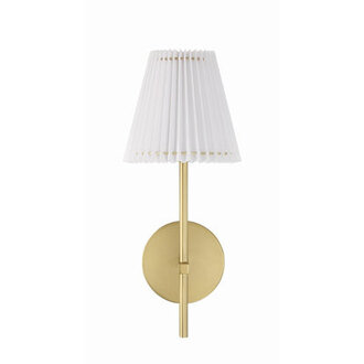 Gamma 1 Light Aged Brass Wall Mount
