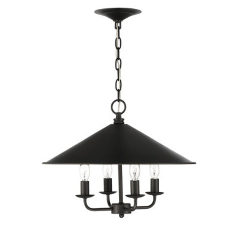 4-Light Unique / Statement Empire Chandelier