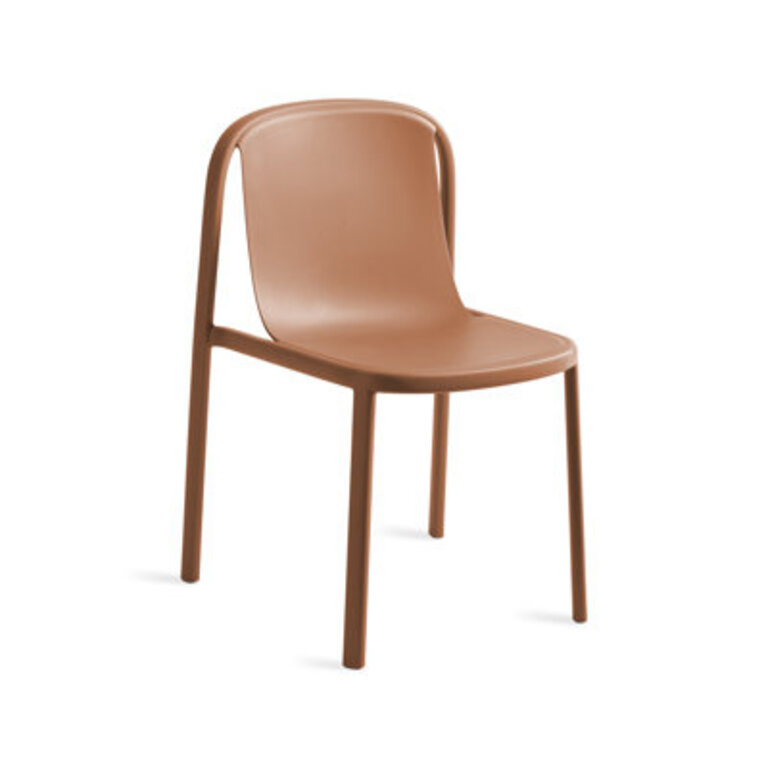 Stacking Side Chair Color: Tomato
