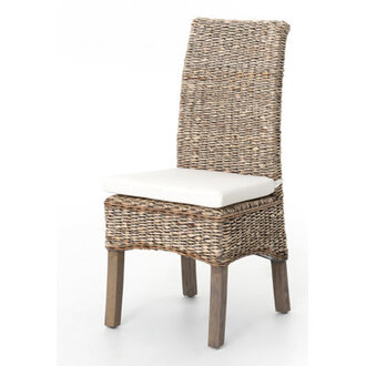 Edmore Side Chair With Cushion Color: Gray Wash