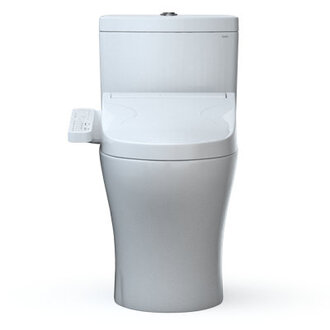 Aquia® Dual-Flush Elongated Bidet Toilet with Tornado Flush (Seat Included)