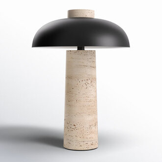 Giacomo Travertine Table Lamp
