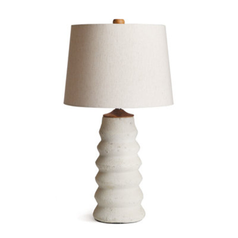 Linetta Quigley 18" White Table Lamp
