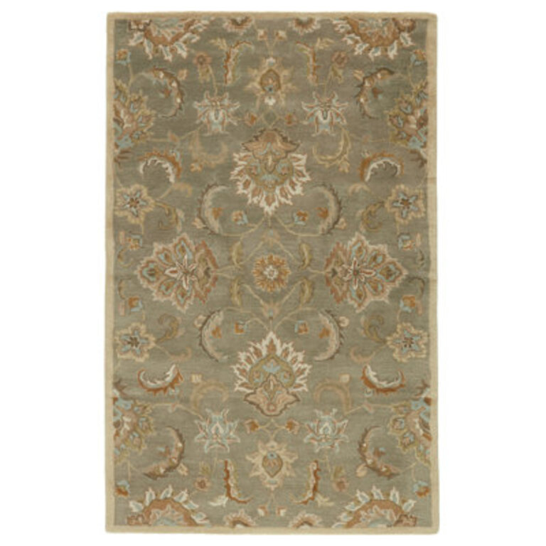 One-of-a-Kind Davie Hand-Knotted New Age 12' x 18' Wool Area Rug in Gray