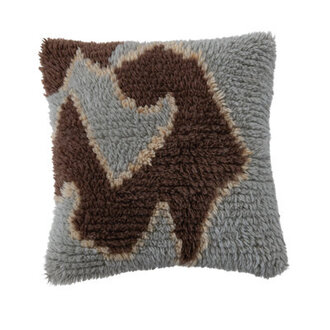 Cezar Cotton Blend Throw Square Pillow Cover