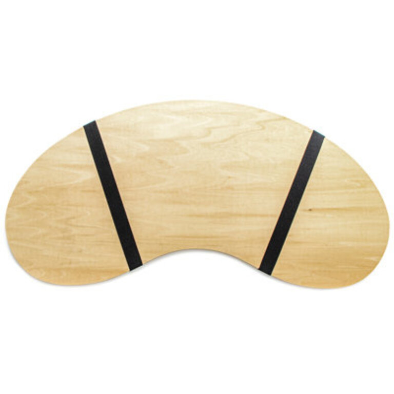 32" Portable Curved Shape Light Wood Lap Desk For Laptop By Ebern Designs Color: Light Wood