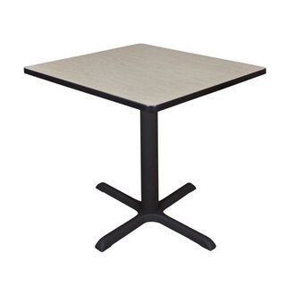 Cain Square X-Base Breakroom Table Top Finish: Maple, Size: 29" H x 30" L x 30" W