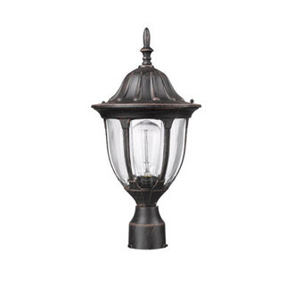 Stier Seeded Lantern Head Fixture Finish: Rust, Size: 18.5" H x 10.25" W x 10.25" D