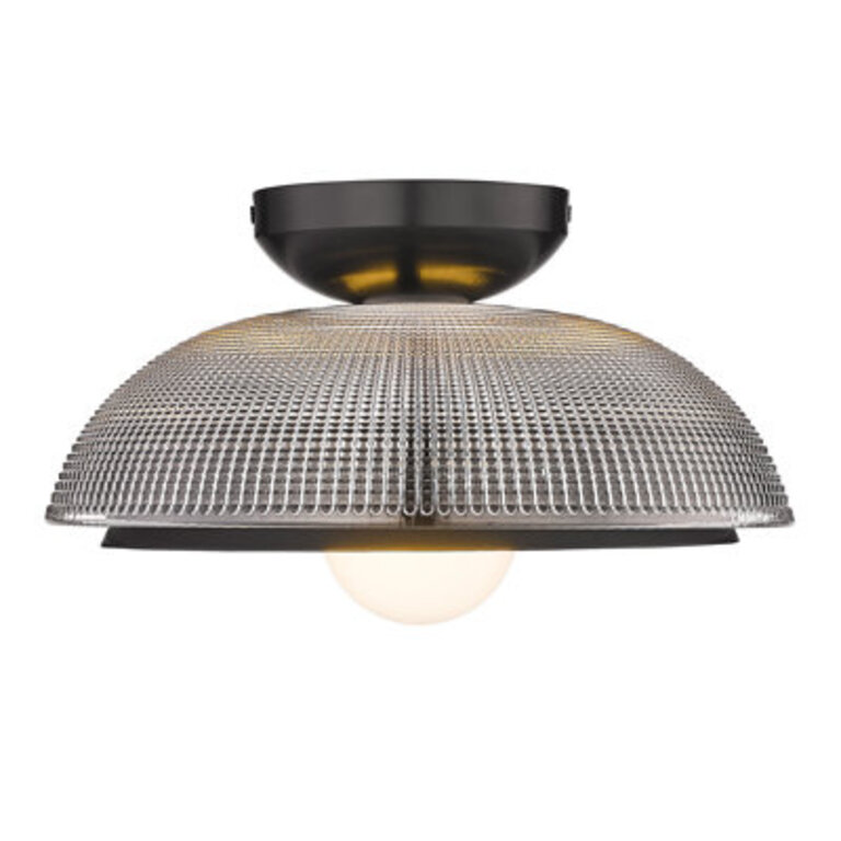 Duley Flush Mount Fixture Finish: Matte Black