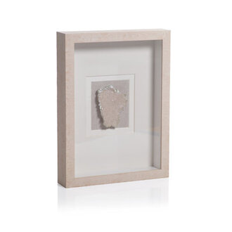 Muzo Natural Framed Crystal Wall Décor, 12 X 16