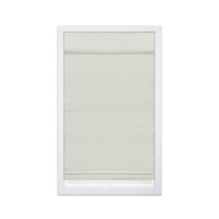 Insulating Cordless Blackout Roman Shade Finish: Ivory, Size: 21"W x 72"L