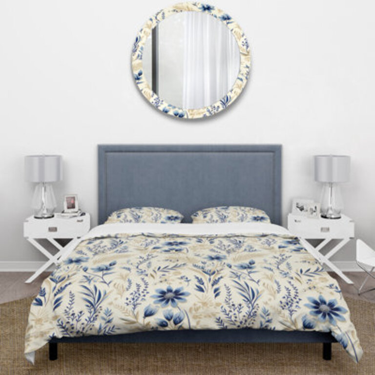 Elvi Duvet Cover Set Size: Twin Duvet Cover + 1 Standard Sham