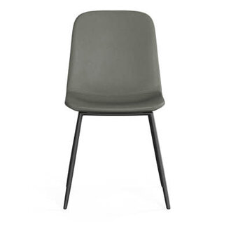 Kody Comfort+ Vegan Leather Dining Chair Upholstery Color: Gray