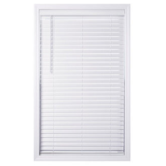 2” Room Darkening Smooth Cordless Faux Wood Blind Length & Width: 33.75"W x 74"L
