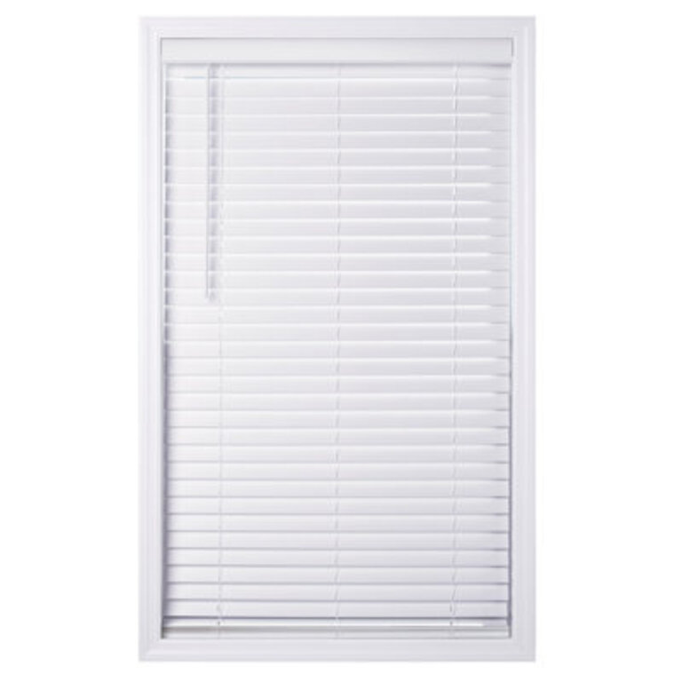 2” Room Darkening Smooth Cordless Faux Wood Blind Length & Width: 33.75"W x 74"L