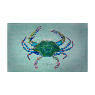 Alaina Coastal Crab Non-Slip Indoor/Outdoor Mat Mat Size: Rectangle 2'6" x 4'2"