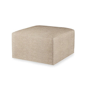 Rio Outdoor Ottoman Color: Beige/Brown
