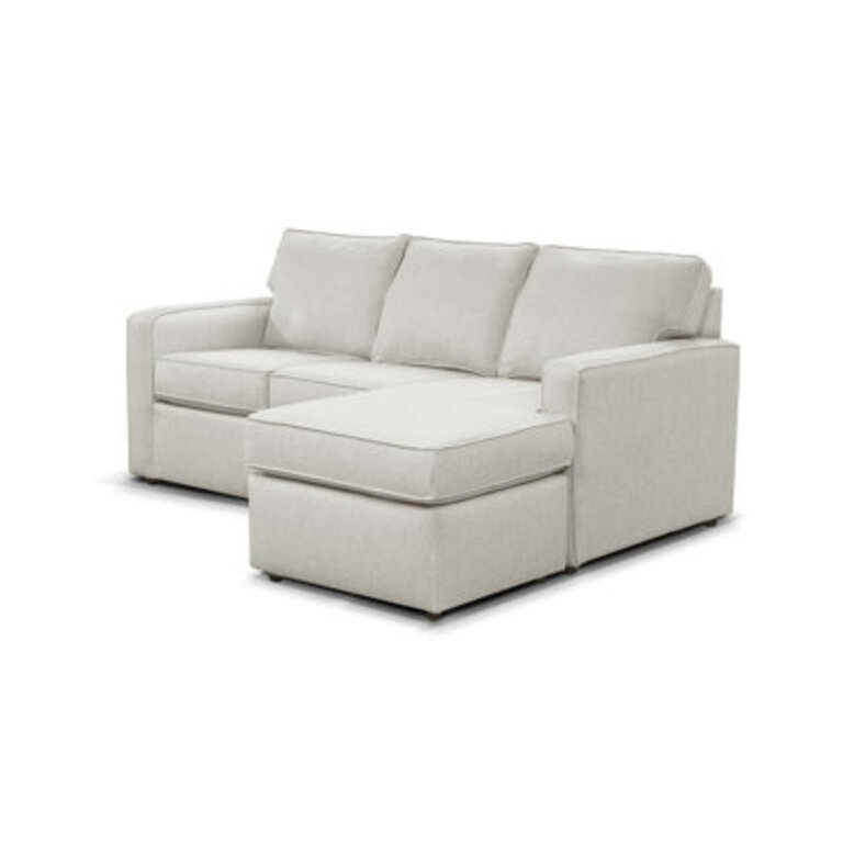 Candise 80" Sofa With Movable Chaise in Revolution Performance Fabrics® Upholstery Color: Invitation Linen Revolution® Plainweave