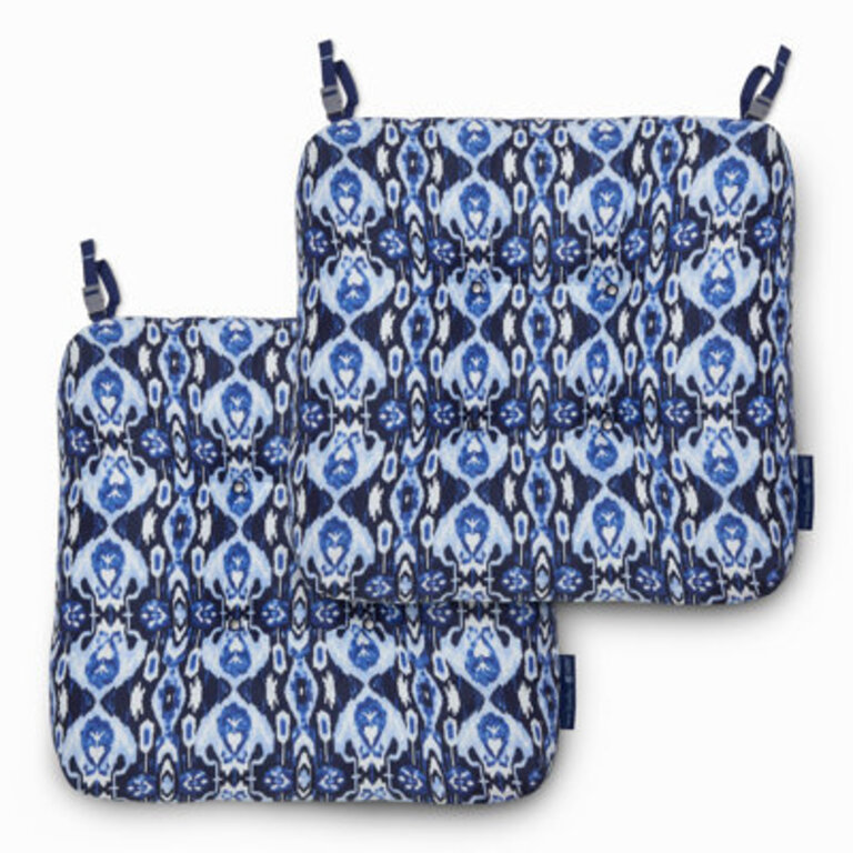 Vera Bradley Outdoor Seat Cushion Cushion Color: Ikat Island Blue