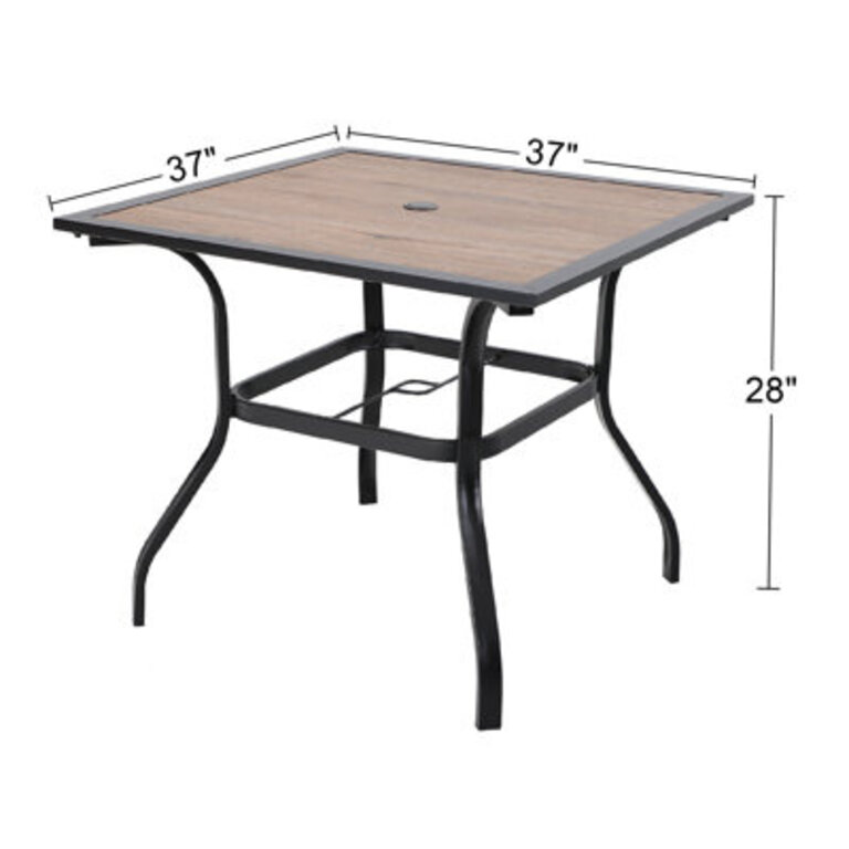 Horwich Dining Table Color: Brown