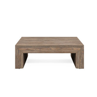 Solid Wood Sled Coffee Table
