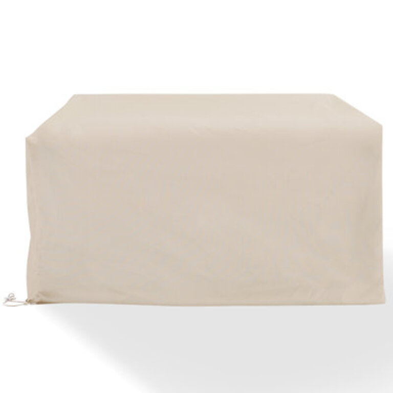 Lined Patio Loveseat Cover Color: Beige