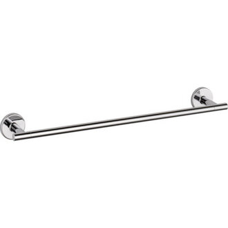 Trinsic Wall Mount Towel Bar Bath Hardware Accessory Finish: Chrome, Size: 1.13" H x 24" L x 3.31" D
