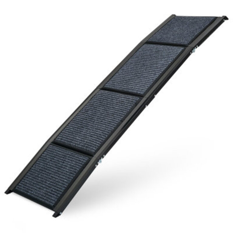 67" Folding Pet Car Ramp with Nonslip Surface Size: Large (67" H x 17" W x 1" D)