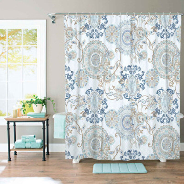 Philisma Floral Shower Curtain Set