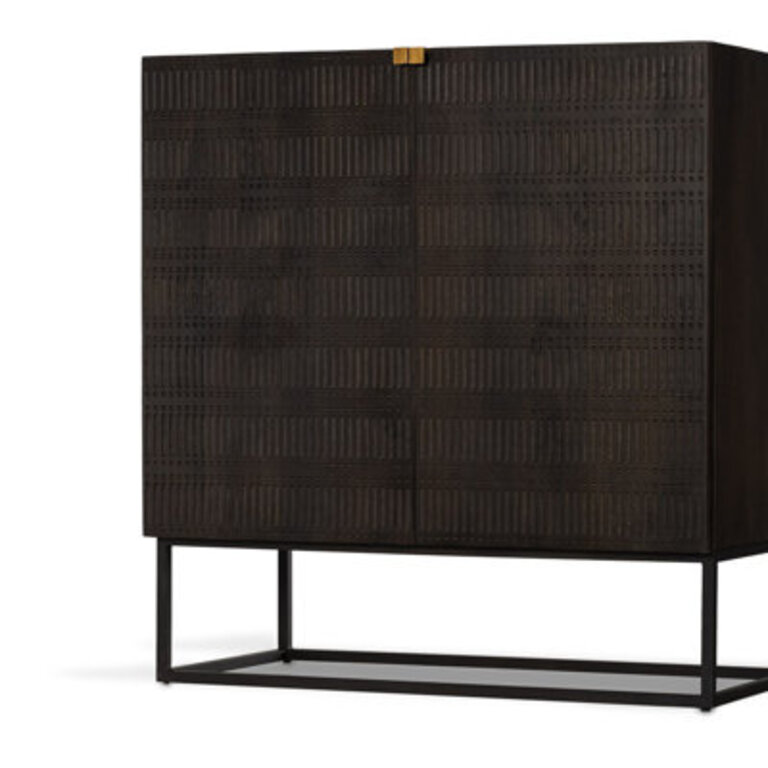 Taro Bar Cabinet Color: Vintage Brown