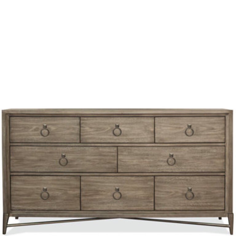 Regan 8 Drawer Dresser Color: Natural