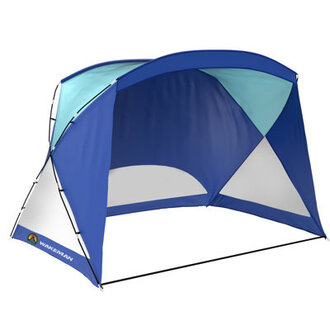Beach Tent Sun Shelter - Sport Umbrella - Water-Resistant with Carry Bag by Wakeman Outdoors Color: Blue