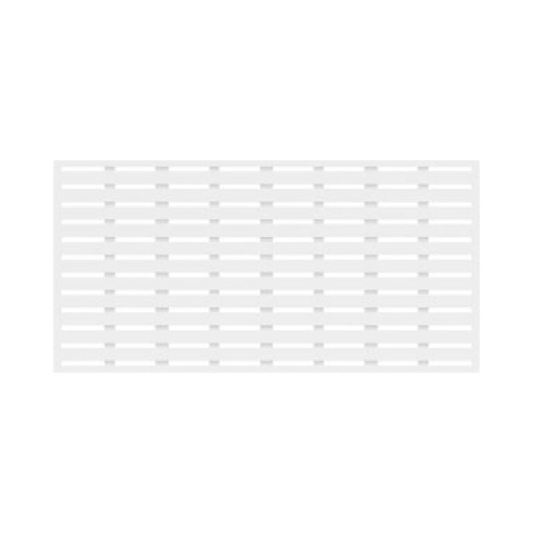 34 in. H x 68 in. W Boardwalk Decorative Screen Finish: White