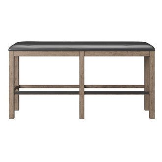 Lilito Wood Bench Size: 30" H x 60" W x 16" D