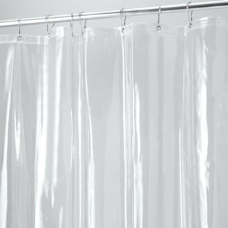 Sipp PVC Solid Shower Curtain Liner Color: Clear, Size: 96" H x 72" W