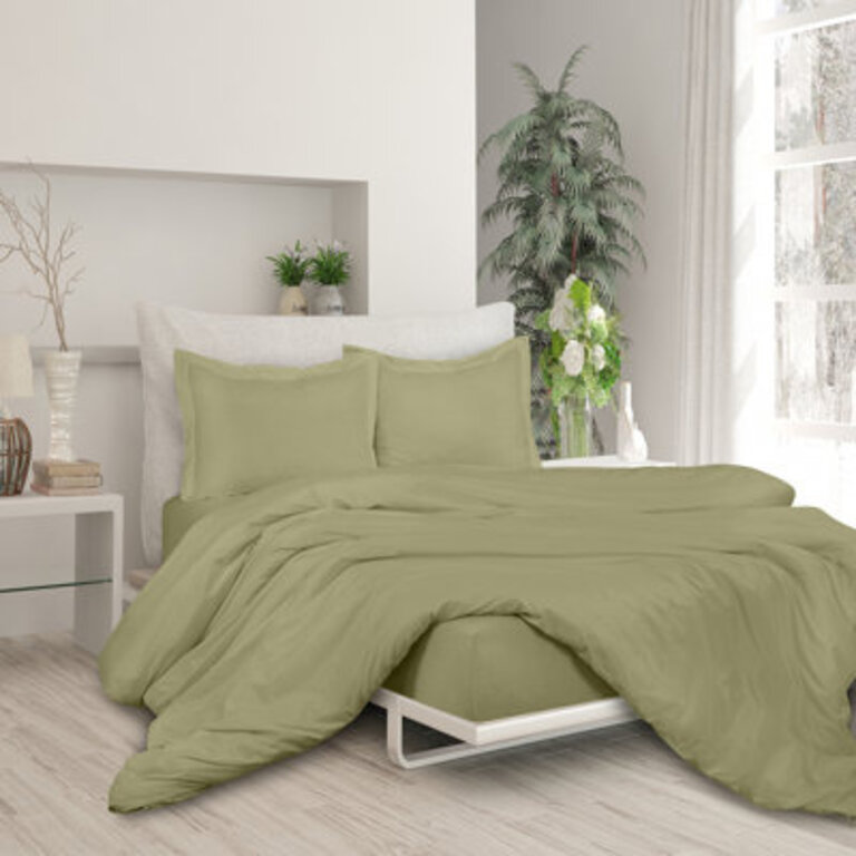 Gamby Bedding Size: Full/queen + 2 Queen Pillowcases, Color/Pattern: Green