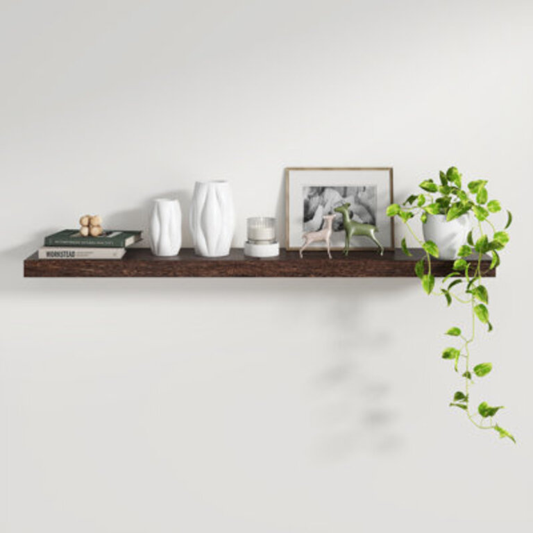 Avnish Solid Wood Floating Shelf