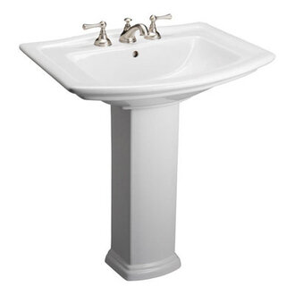 Darby Home Co Gaynell 165 White Vitreous China Rectangular Bathroom Sink with Overflow